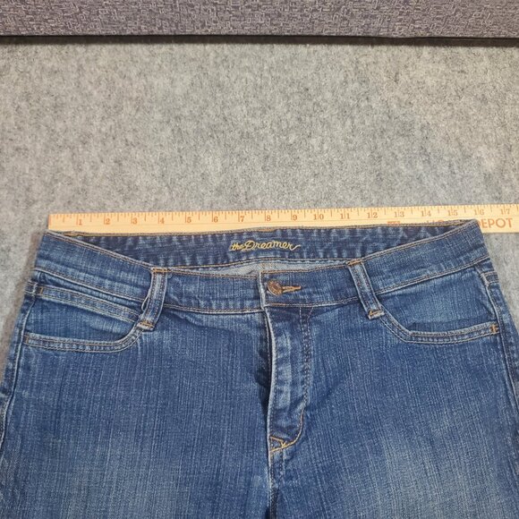 Vintage Y2K Old Navy "The Dreamer" Boot Cut Jeans Size 8 Regular Stretch - Picture 5 of 6